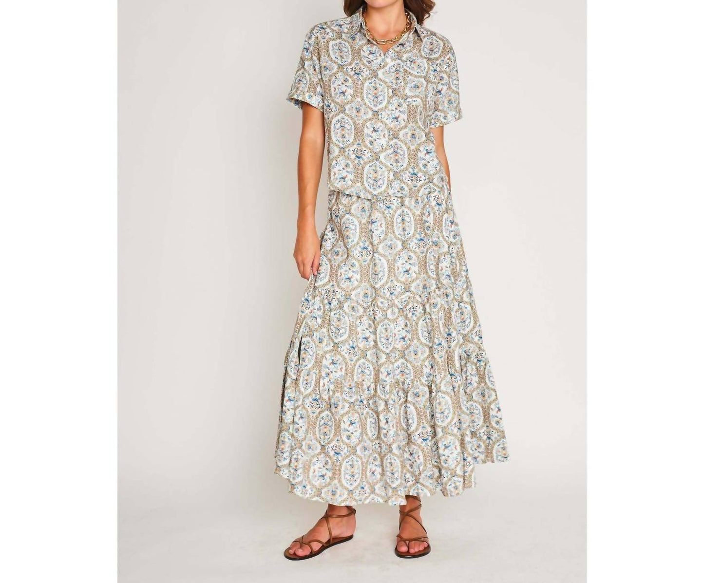 Emery Printed Maxi Skirt