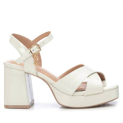 WOMEN'S HEELED PLATFORM SANDAL