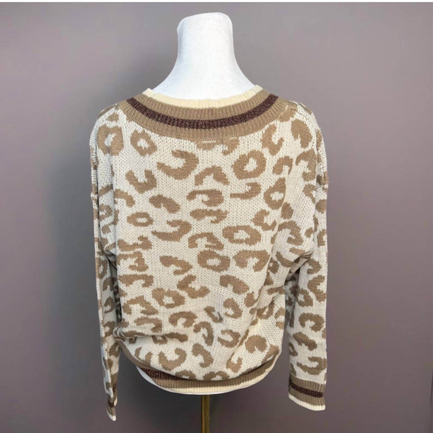 Funkitribe - Animal Print Light Knit Winter Sweater - Rack Hunt -