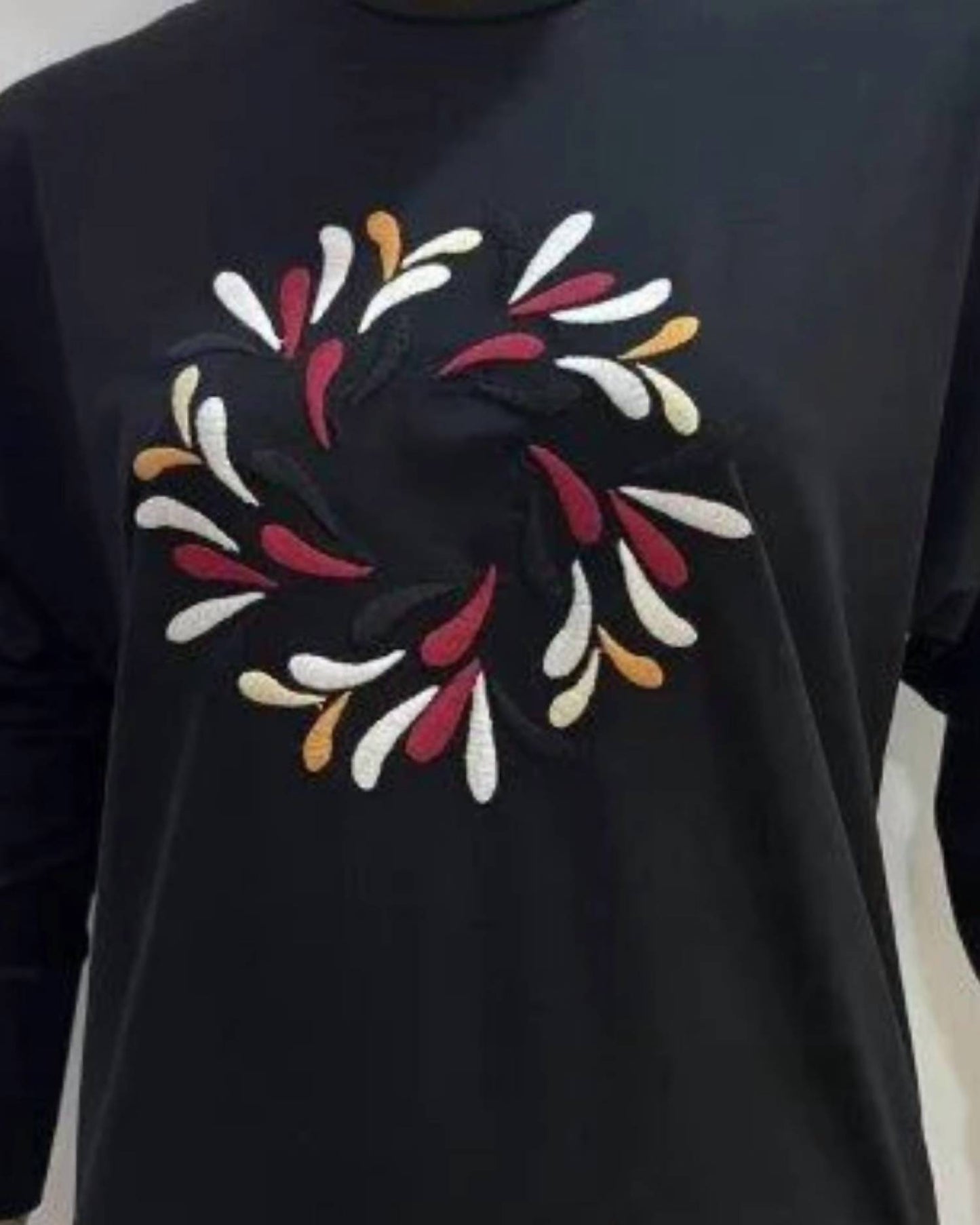 Women's Crewneck Long Sleeve Top With Drawstring Bottom