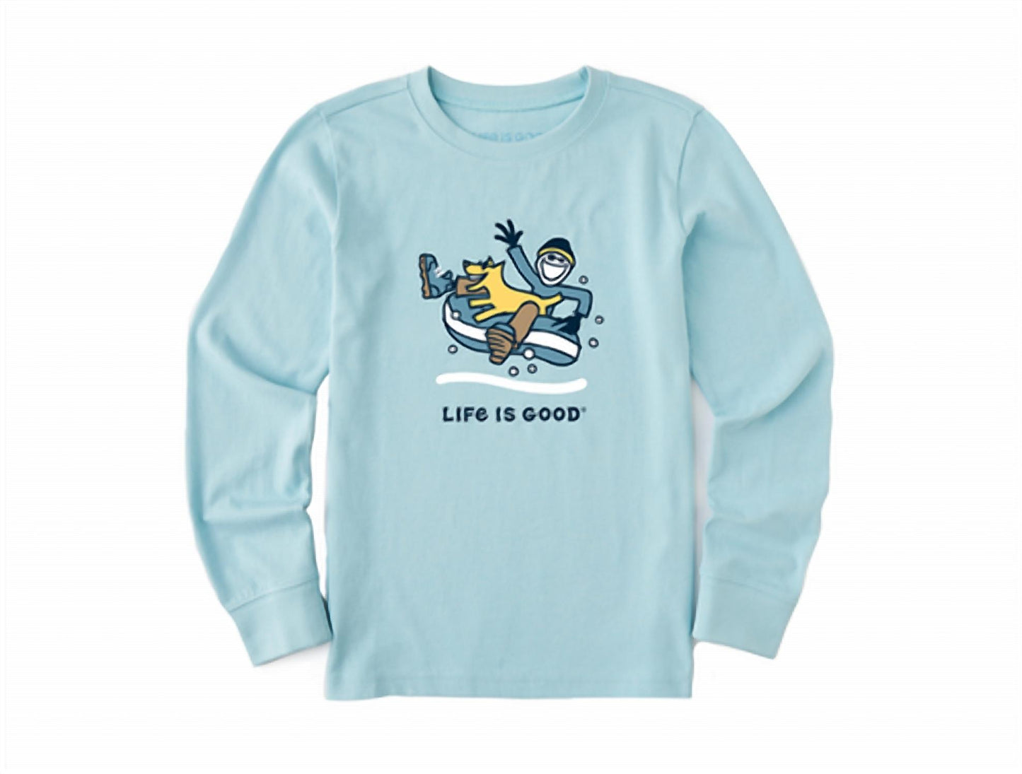 Kids Jake And Rocket Snowtube Long Sleeve Crusher Tee
