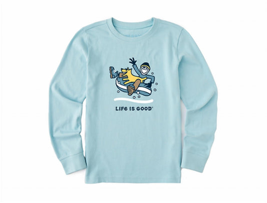 Kids Jake And Rocket Snowtube Long Sleeve Crusher Tee