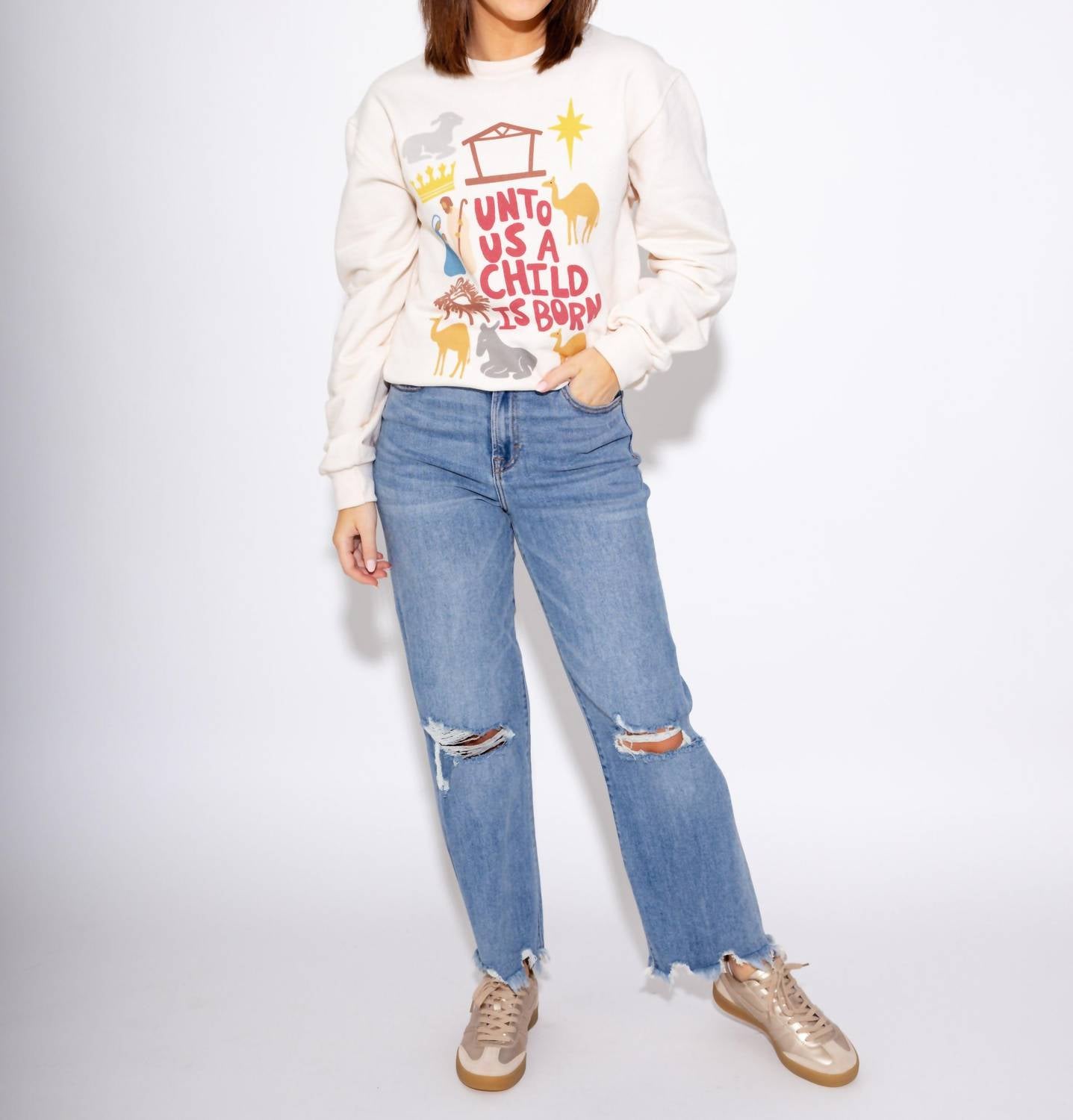 Unto Us a Child is Born Sweatshirt