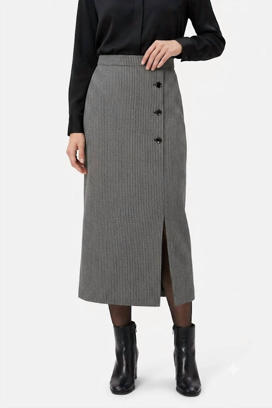 Sadie Wool And Silk Skirt
