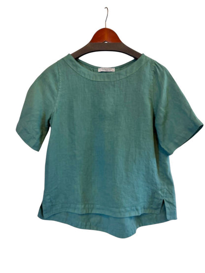 Women's Short Sleeve Linen Top