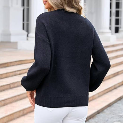 Ella Bow Sweater - Plus