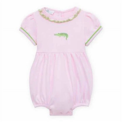 Girl's Bayou Baby Ruffle Short Sleeve Bubble