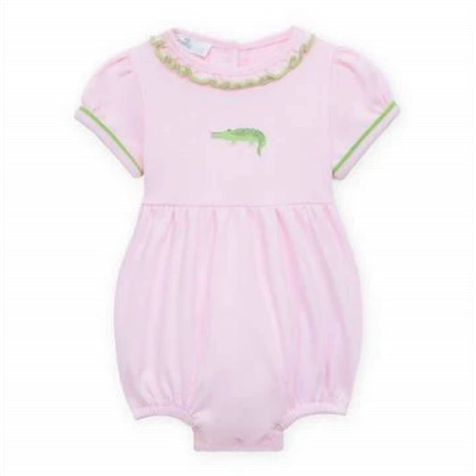 Girl's Bayou Baby Ruffle Short Sleeve Bubble