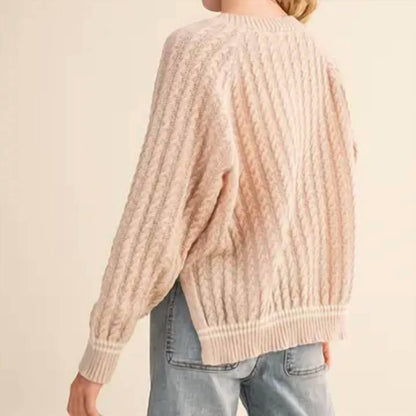 Girl's Sweet And Split Sweater