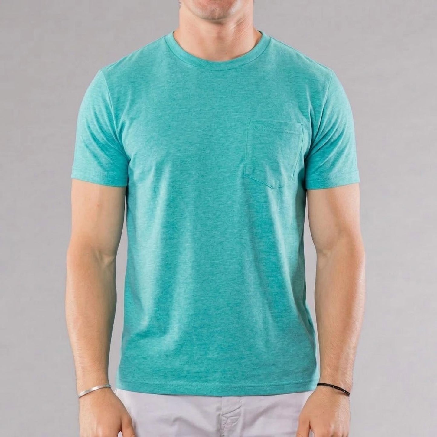 Solid Crew Neck T Shirt
