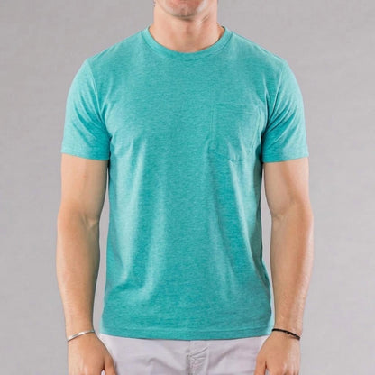 Solid Crew Neck T Shirt