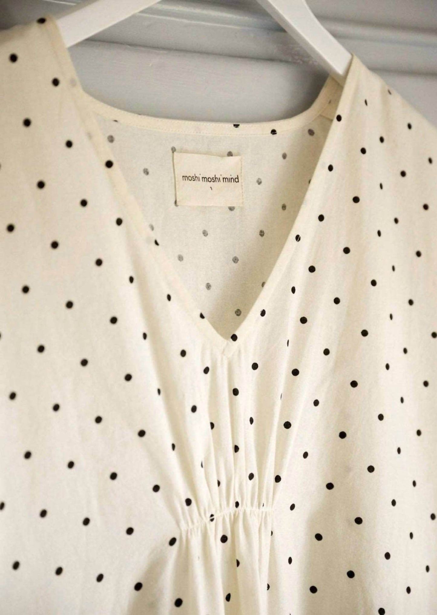 moshi moshi mind - Black Dotted Kaftan - Rack Hunt -