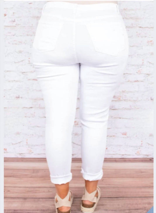 Distressed Denim Pants