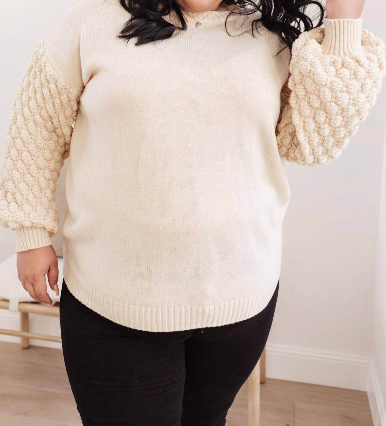 Ave Shops - Bubbly B Sweater - Rack Hunt -