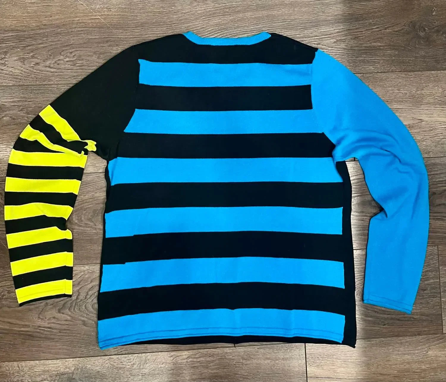 ELENA WANG - Colorblock Long Sleeve Sweater - Rack Hunt