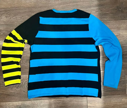 ELENA WANG - Colorblock Long Sleeve Sweater - Rack Hunt