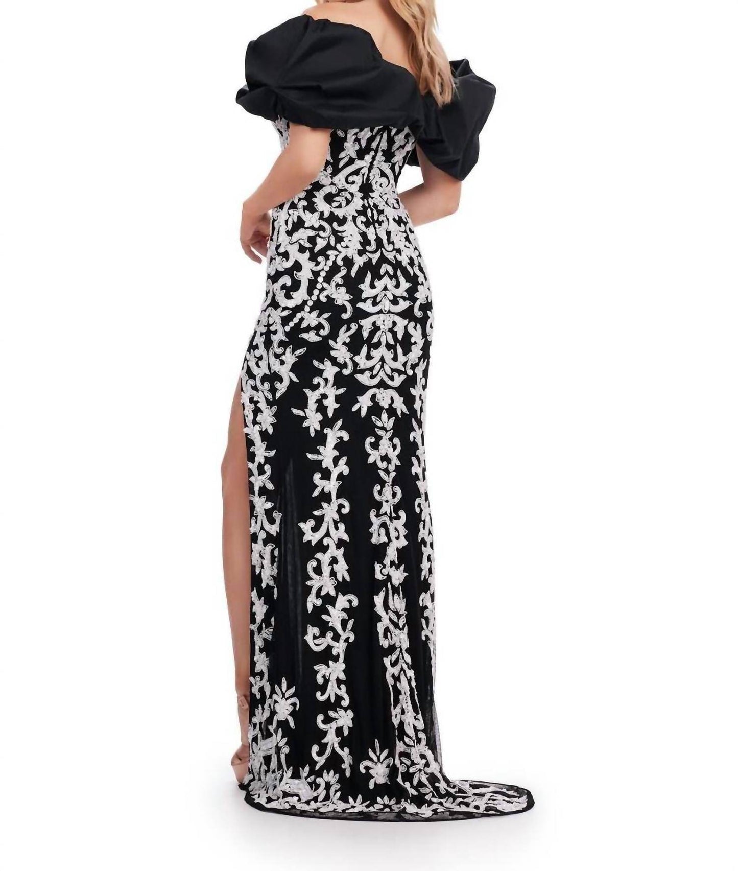 ASHLEYlauren - Off Shoulder Prom Dress - Rack Hunt