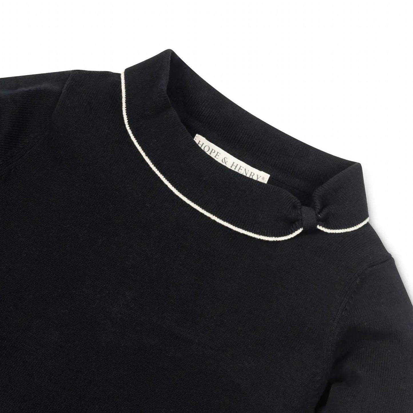 Hope & Henry - Ruffle Cuff Collar Sweater - Rack Hunt -