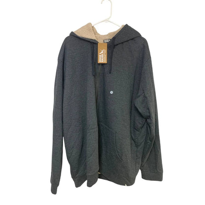 Men's Full Zip High Pile Fleece Sherpa Jacket - Big And Tall