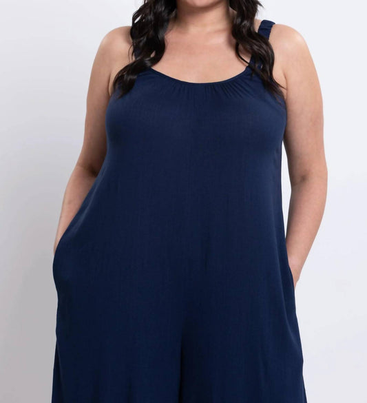 Joanna Bamboo Linen Wide Leg Jumpsuit