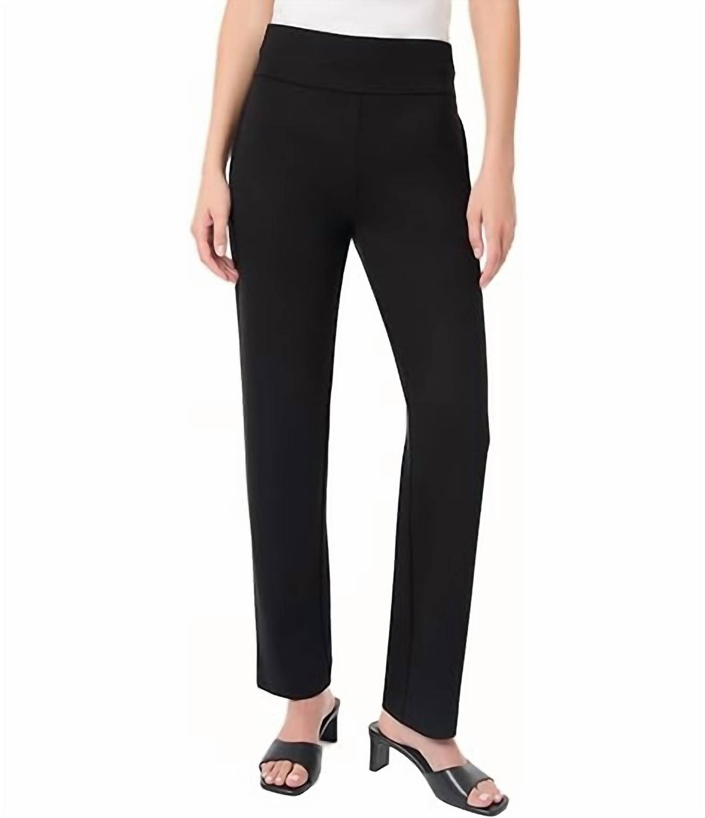 High-rise Straight-leg Pants