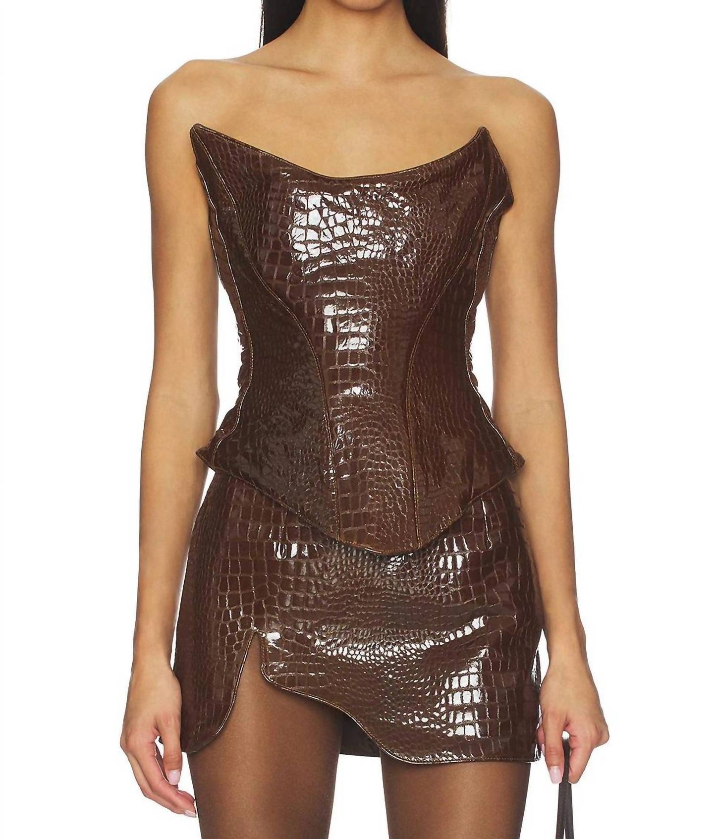 Nemesis Leather Corset Top