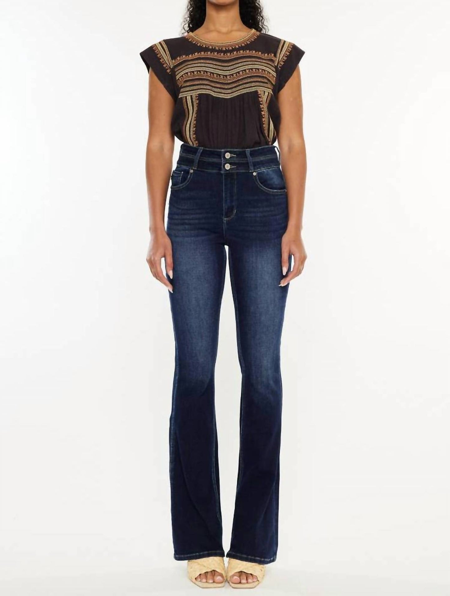 High Rise Skinny Bootcut