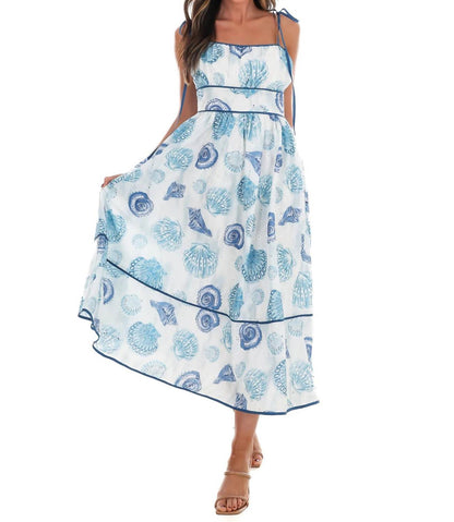 On the Seashore Midi Dress