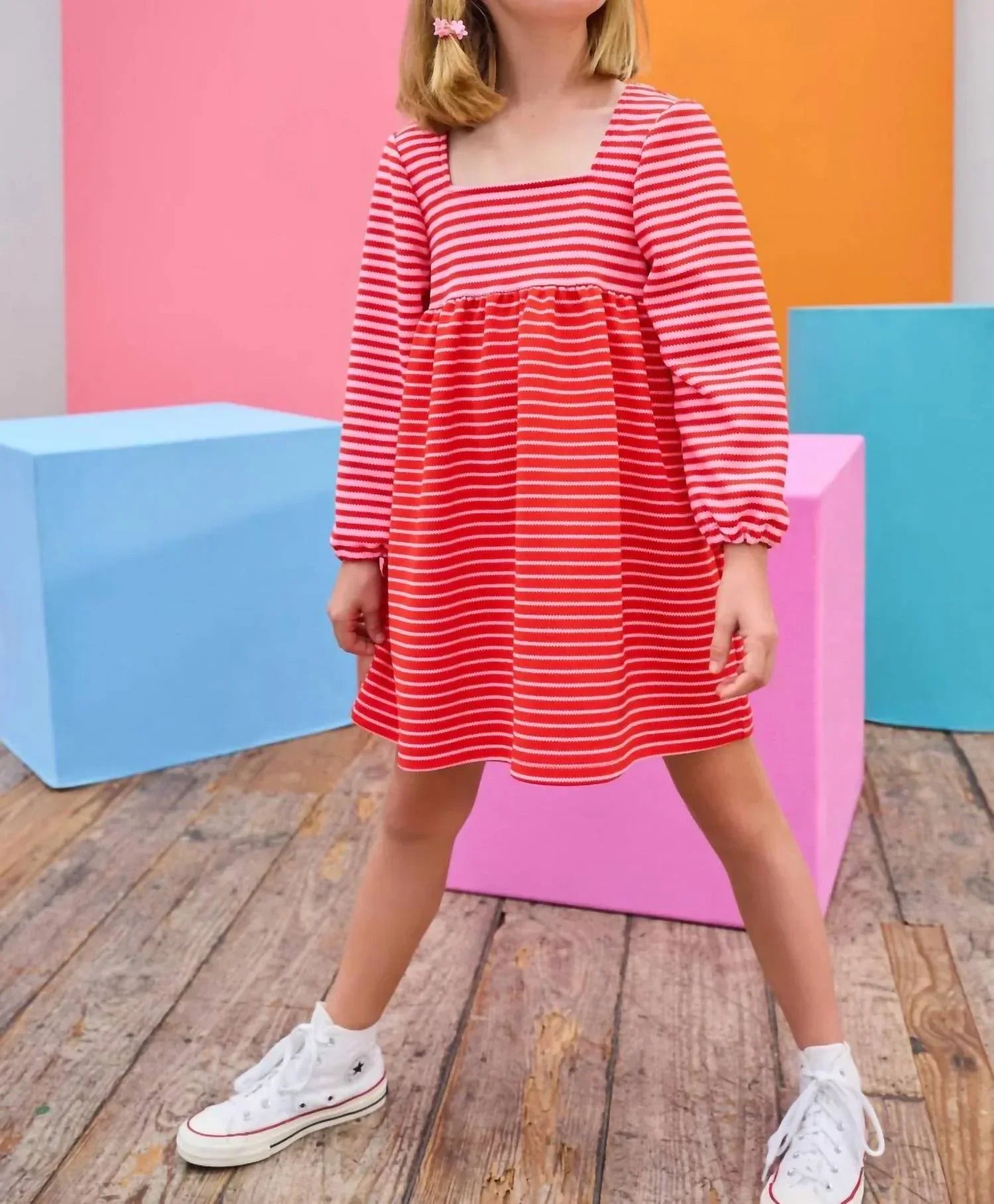 Bisby - Cora Pique Stripe Mini Dress - Rack Hunt