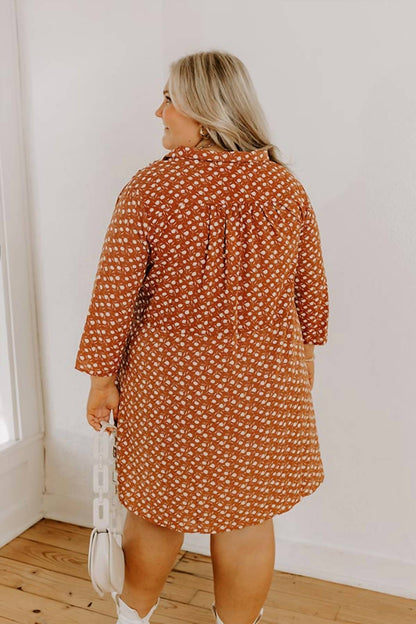 Cherry Mood Tunic Dress - Plus