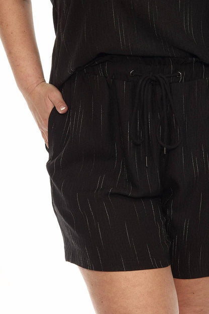 Stripe Drawstring Short