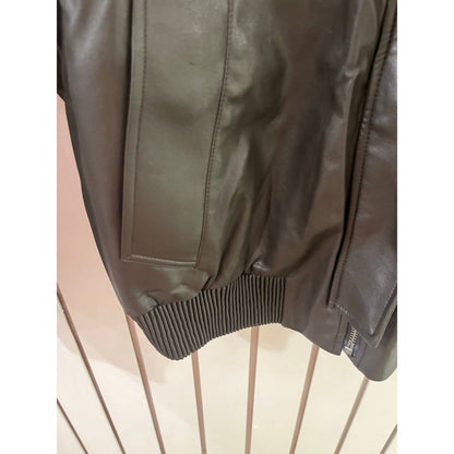 Women's Faux Leather Long Sleeve Jacket