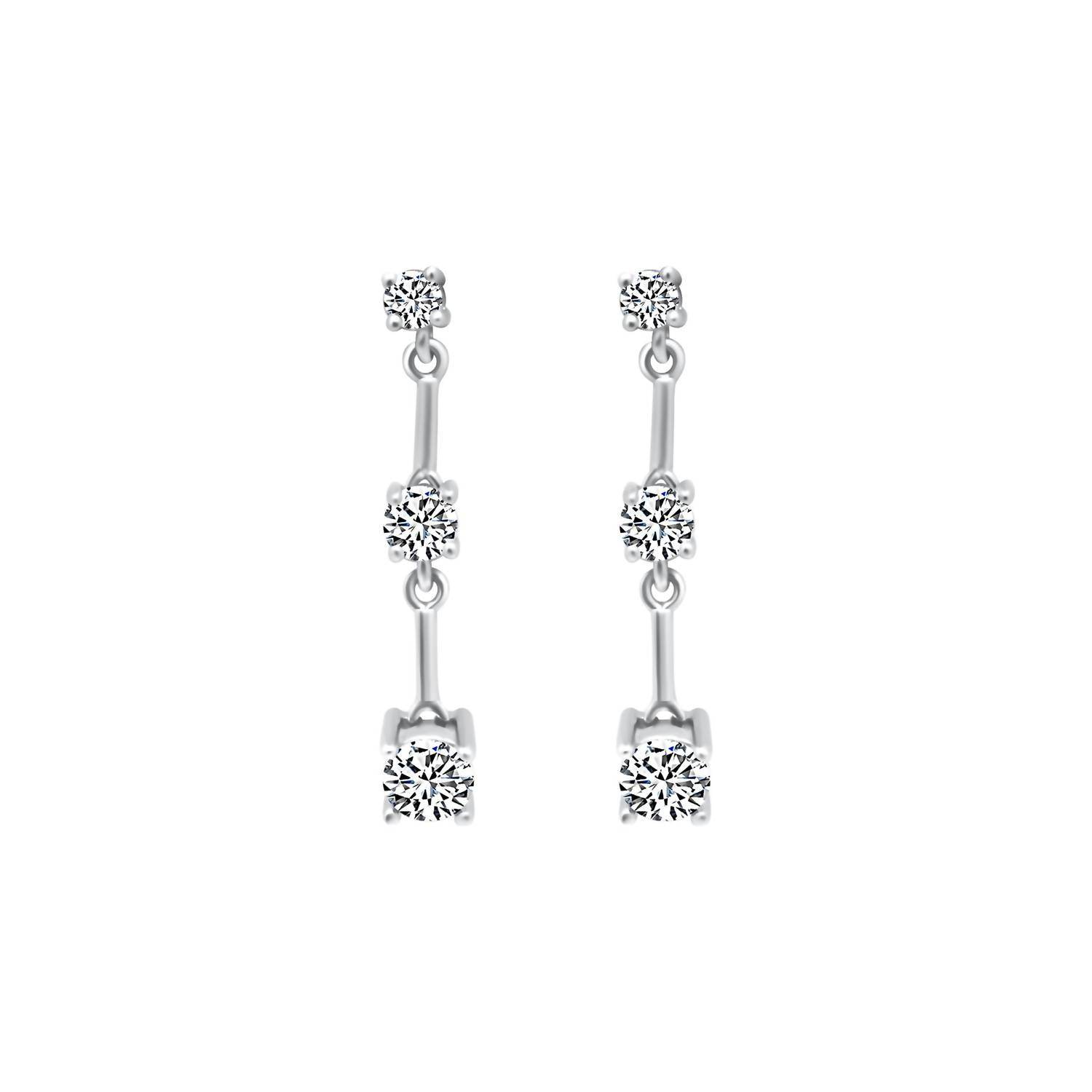 Allyanna Gifts - Women's Cubic Zirconia Dangle Earrings - Rack Hunt