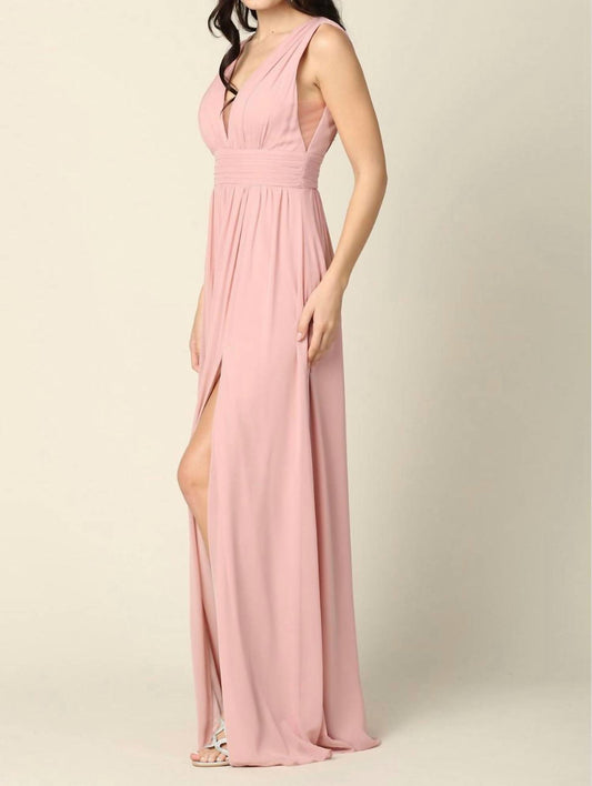 V-neck Gown