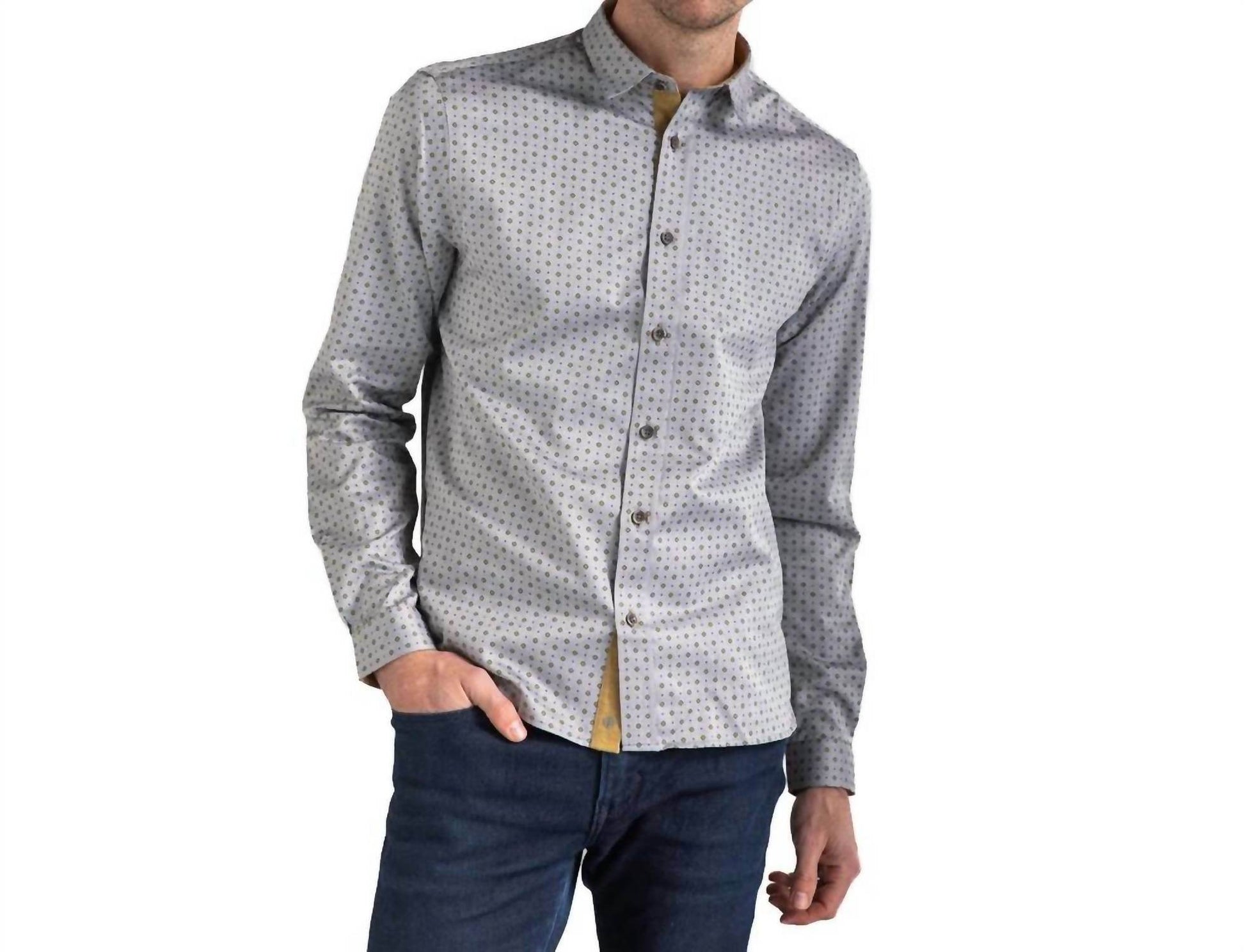 Vustra - Button Down Cotton Long Sleeve Shirt - Rack Hunt -