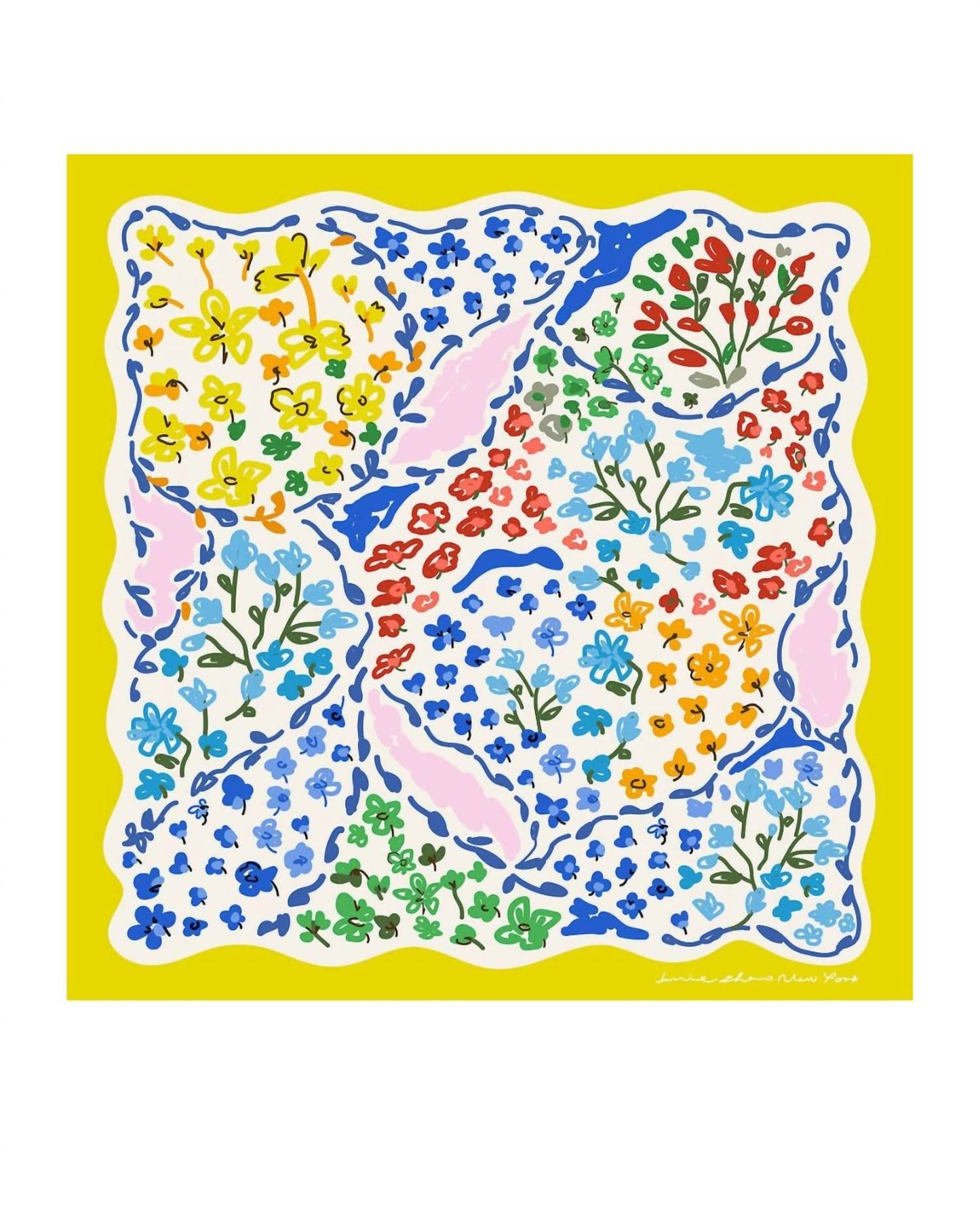 Women's Double Sided Silk Scarf