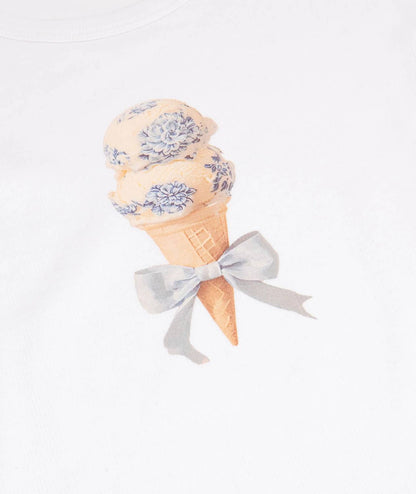Girls Ice Cream Party Rib Tee