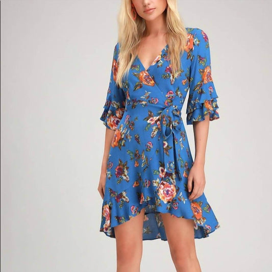 Coverstitch - Floral Wrap Dress - Rack Hunt -