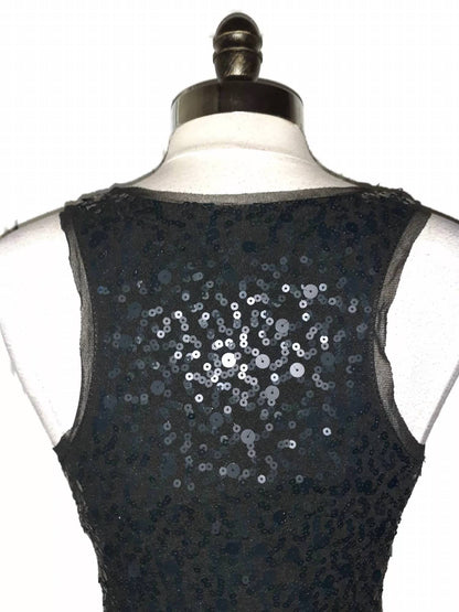 Women's Sequin Tank Sleeveless Bodycon Dress