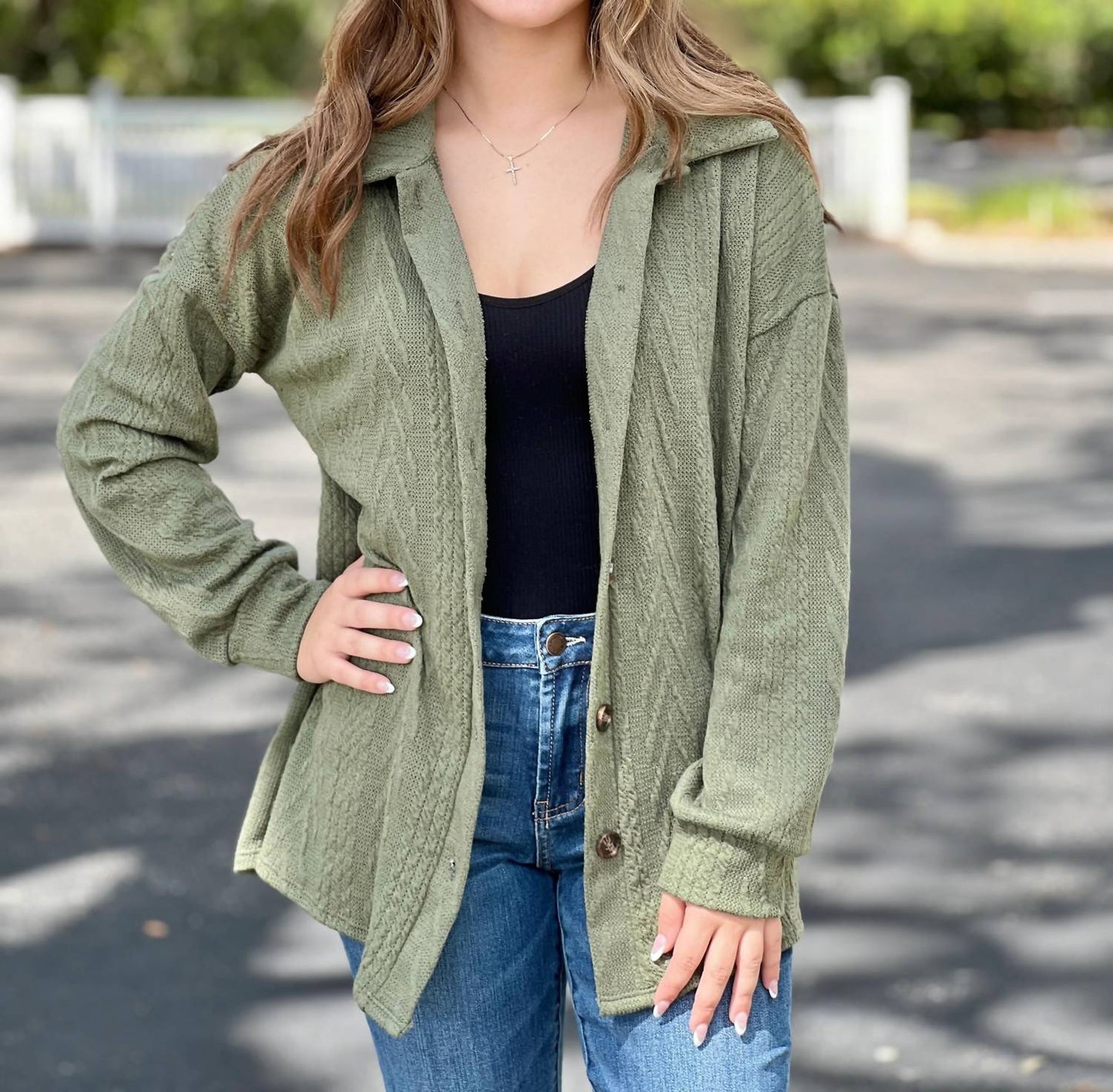 Tactile Textile Shacket