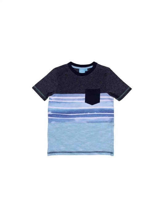 Bear Camp - Boy's Grant Stripe Tee - Rack Hunt -