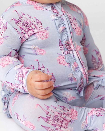 Jules Ruffled Zippered Footies