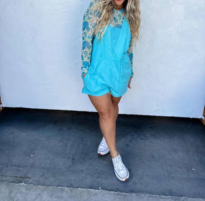 Babe & Tess - Beach Please Romper - Rack Hunt