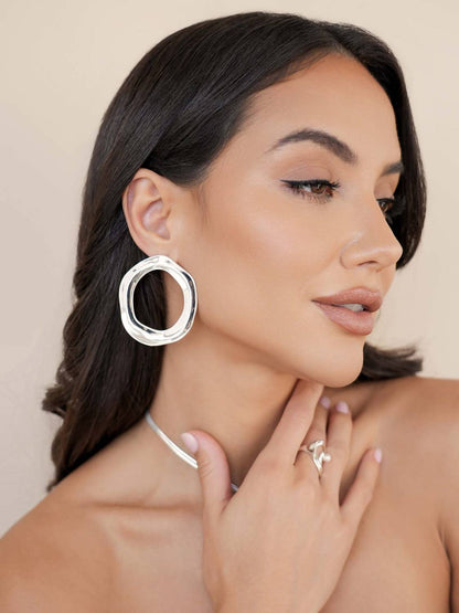 Women's Open Circle Earrings