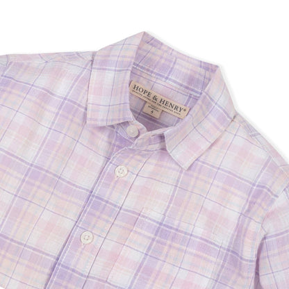 Boy's Linen Button Down Shirt