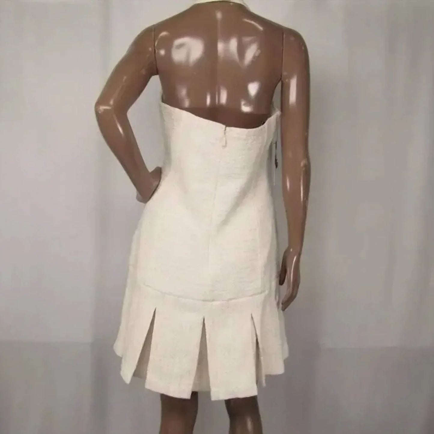 Marciano - Women's Tweed Square Neck Sleeveless Mini Dress - Rack Hunt