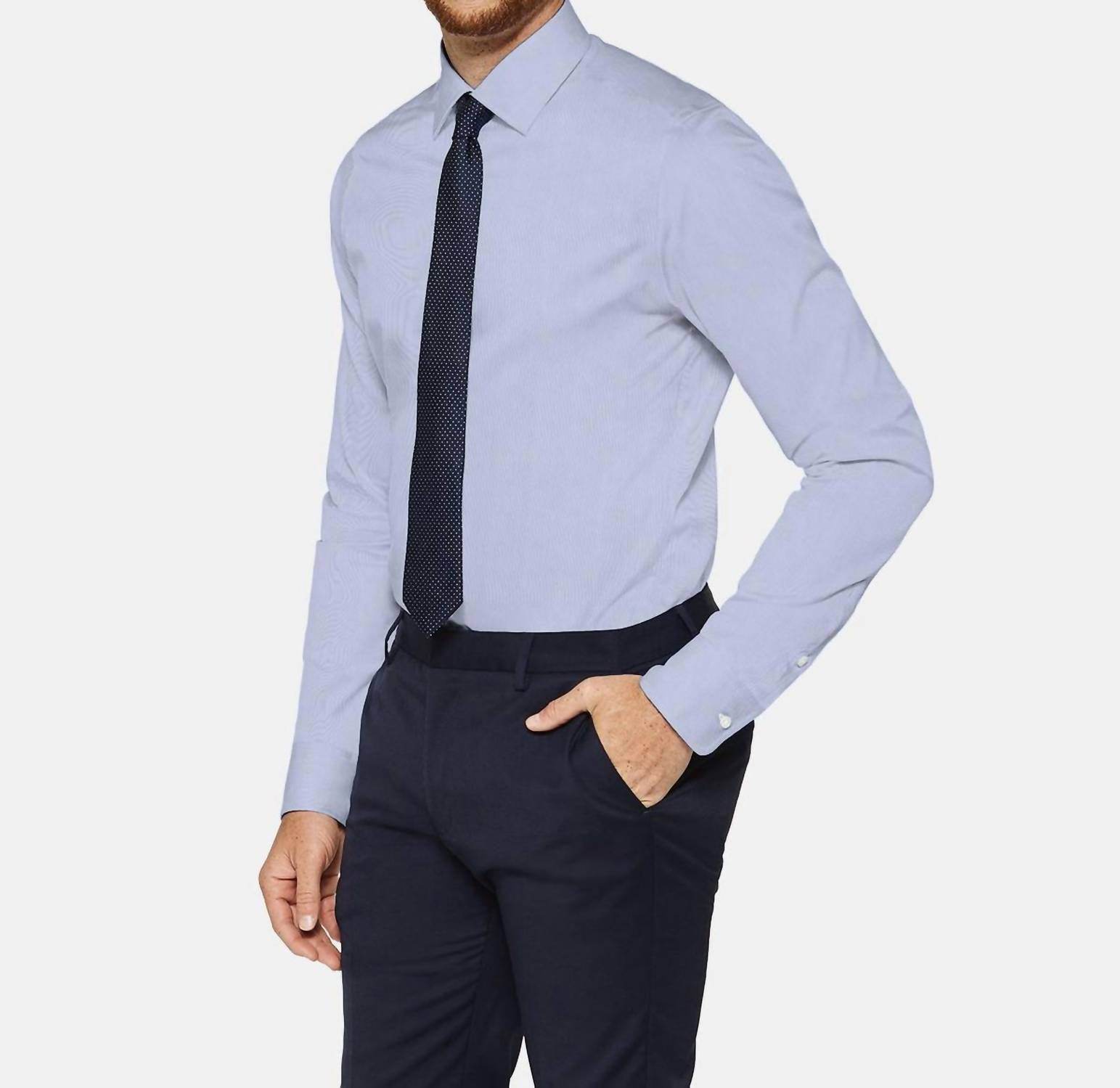 Stantt - Hairline Stripe Button Down Shirt - Rack Hunt -