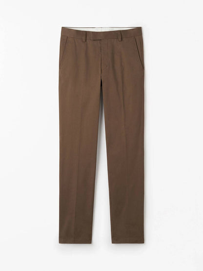 Tenuta C Cotton Mid Rise Straight Chinos