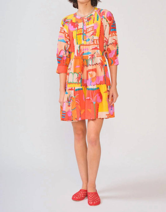 Yara Half Sleeves Mini Dress