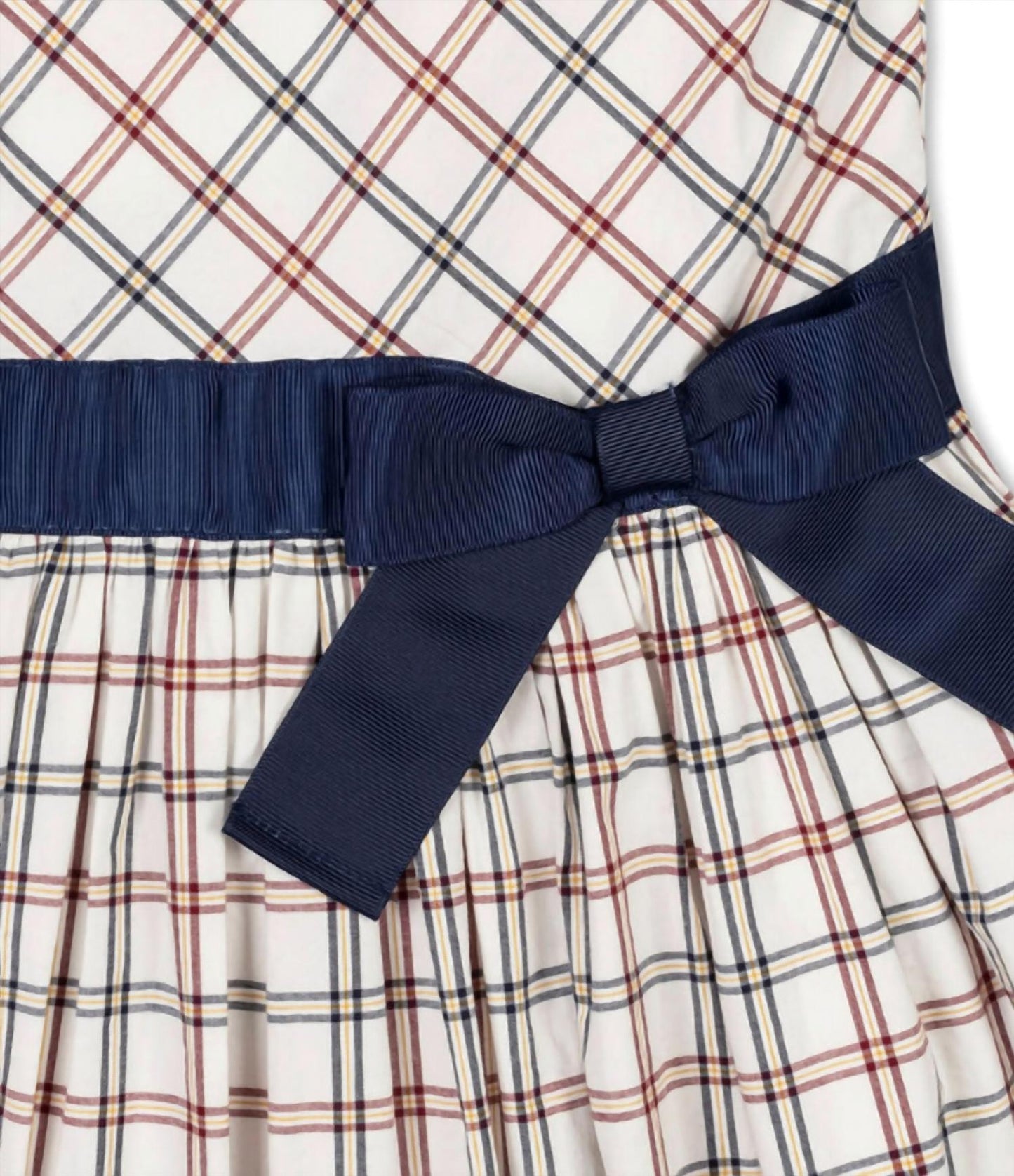 Kid's Organic Stretch Poplin Sash Dress